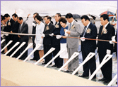 2001.7.30 명성종합복지관 및 선교관 기공예배(가나안의 집)